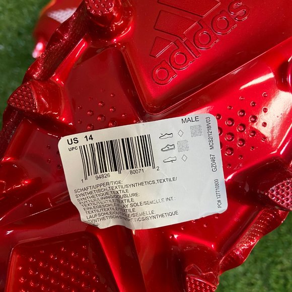 Adidas Freak Ultra 22 Primeknit Red White Football Cleats Men Size 14 GZ0467 NEW main image 8